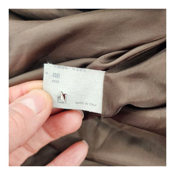 DOLCE & GABBANA Men's Dark Brown 3-Button Velour Blazer Jacket - Picture 7 of 7